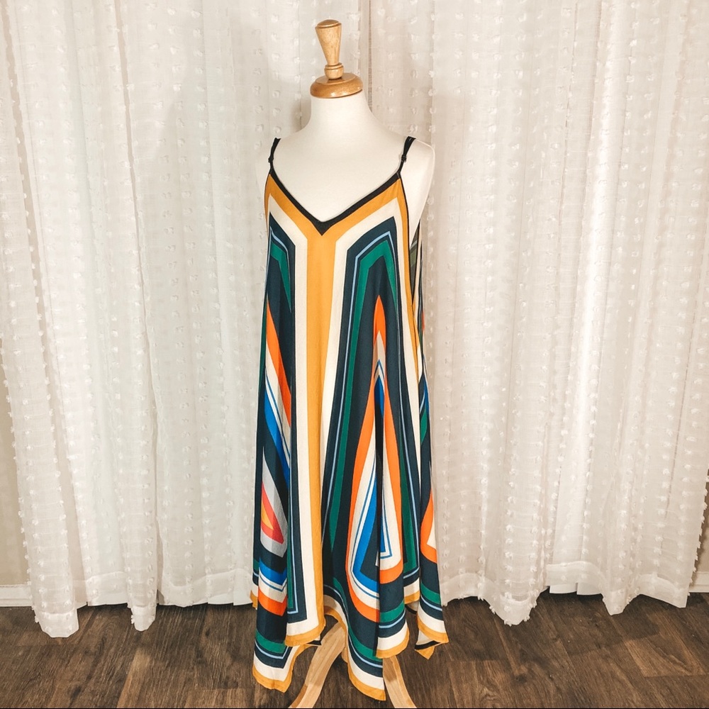 Jealous Tomato Rainbow Maxi Dress 🌈